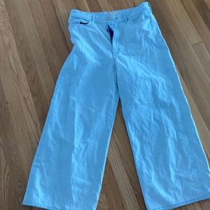 H & M cropped flare jeans
